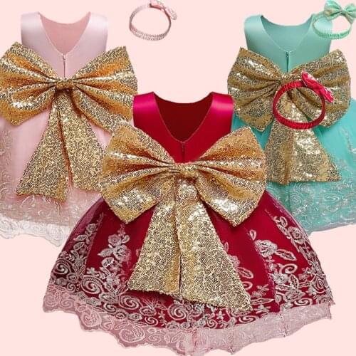 Toddler Girls Princess Dress Flower Girl Dresses For Weddings Embroidery Tulle Tutu Clothes For Children Kids Dresses For Girls