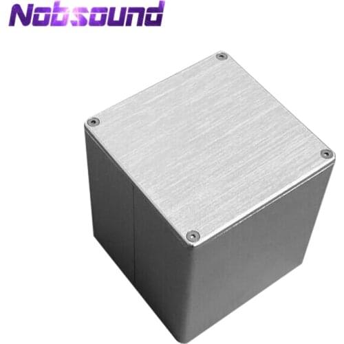 Amplifier Output Transformer Chassis Enclosure Cover Black/Silver W90*H104*D90mm
