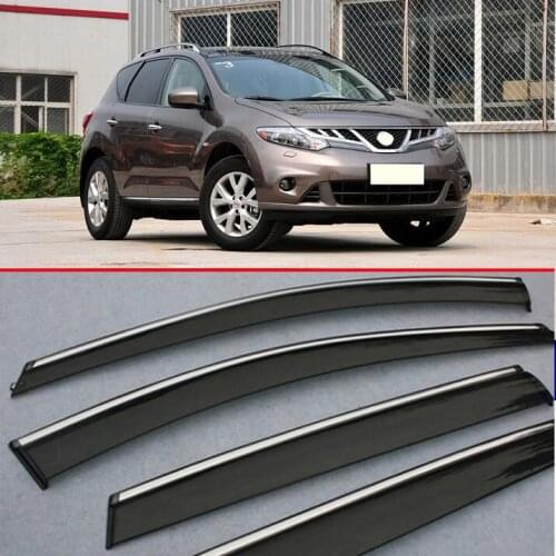 For Nissan MURANO 2010-2014 Window Wind Deflector Visor Rain/Sun Guard Vent