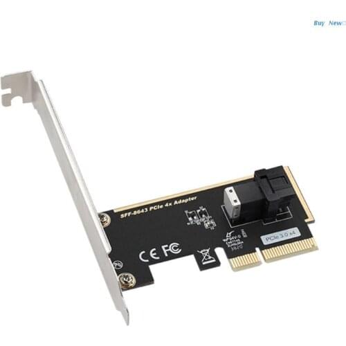 20CE Pci-e Converter SFF-8643 Expansion Card 3.0 x8 x4 to 2 SSD Adapter Expansion