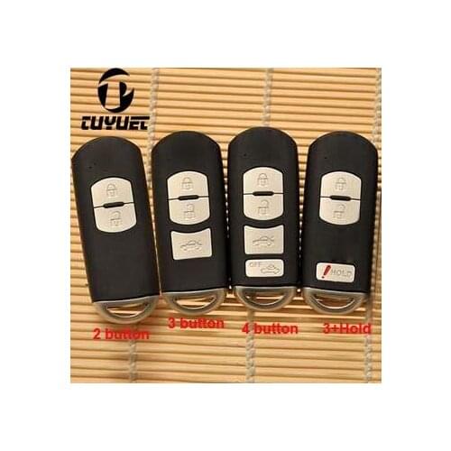 Replacemnt Smart Remote Key Shell 2 3 4 Buttons for Mazda Summit /M3 /M6 Car Key Blanks Case