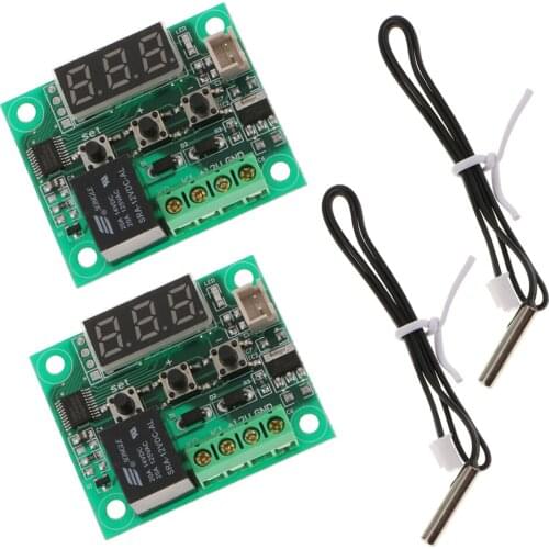 2pcs -50-110℃ 12V Digital Thermostat Temp Controller Board Module