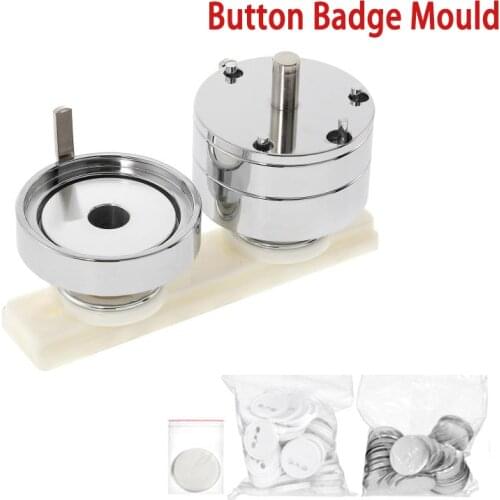 25/32/37/44/58mm Badge Button Moulds DIY Button Maker Badge Punch Press Machine Mold Making Die For Button Badge Maker Mould