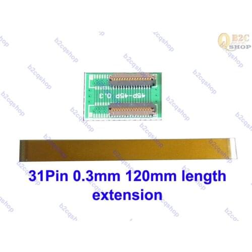 31Pin to 31Pin ZIF 0.3mm connector adapter extension MIPI FFC FPC cable extend