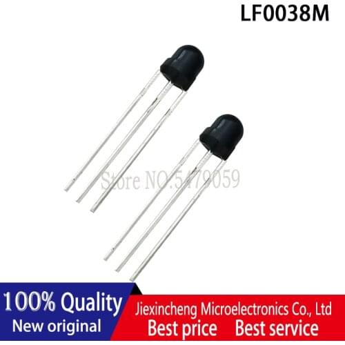50PCS LF0038M 940nm 850NM 5mm Remote infrared receiver 38KHZH