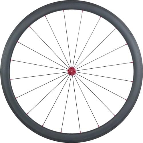 700c 38mm clincher road bike carbon front wheel 23mm wide UD 3K 12K matte glossy 18H 20H SUPER LIGHT aero spoke AL7075 nipple