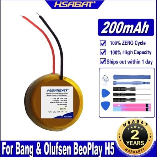 HSABAT BeoPlay H5 200mAh Battery for Bang & Olufsen BeoPlay H5 Headset Batteries