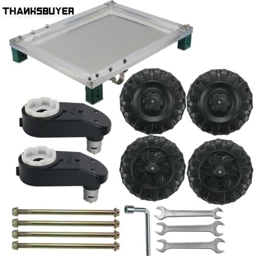 T20 Smart Car Chassis Kit Aluminium Car Platform 20KG Load Capacity Large Educational Toy Platform