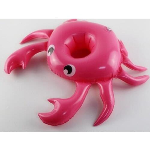 Pool Float floats bathing new women Inflatable crab cup holder Pool Party drink swimming Toys crab drink floats Inflatable460378