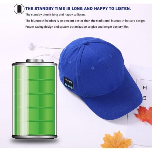 Wireless Bluetooth Baseball Cap Summer Hats Headphones Headset Fasion Caps with Stereo Earphone Christmas Gift For Running
