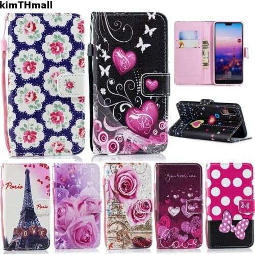 Case For Huawei P Smart 2019 Cover Flip Card Slot stand PU leather soft Case for Huawei P Smart 2019 POT-LX3 LX1 case kimTHmall