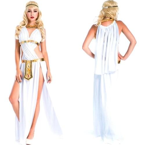 Greek goddess cosplay costumes for women Masquerade party dresses sexy carnival costume for girls