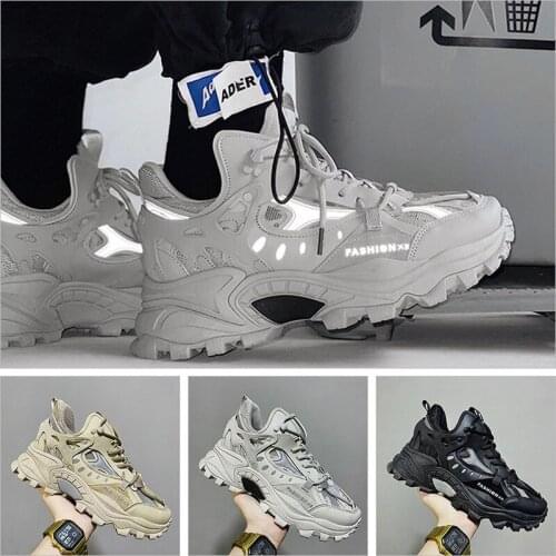 Women Casual Shoes Luxury Mens Sneakers Breathable Damping Sports Shoe Thick Sole Running Walking Shoes Trainers Sport Sneakers