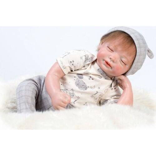 Reborn Baby Boy Doll Soft Vinyl Realistic Handmade Alive Bebe Newborn 19''/48cm Baby Girl Toys Girl Toys