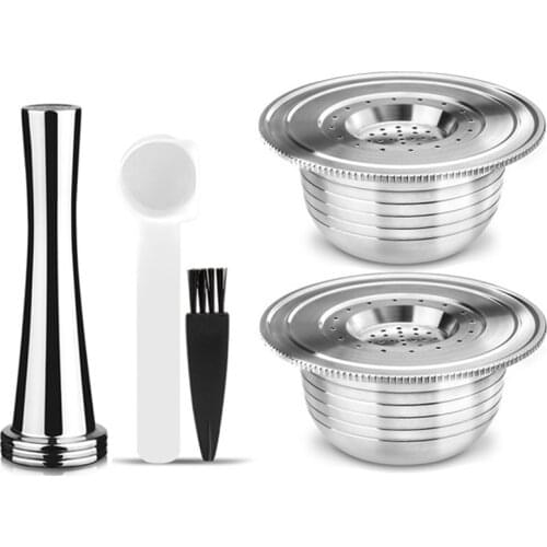 Reusable Coffee Capsule Stainless Steel Refillable Filter for Bialetti Coffee Machine Espresso Cup