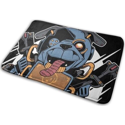 Pug Pathfinder Dog Mat Rug Carpet Anti-Slip Bedroom Entrance Door Mat Pug Dog Gaming Pug Life Gamer Game Dog Best Friends I