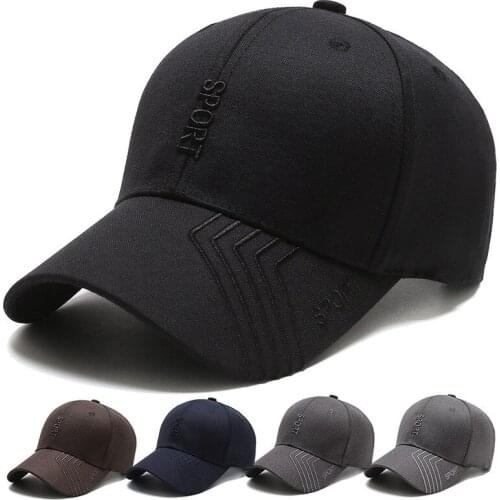 Mens baseball cap mans Korean version of all-match autumn and winter caps autumn outdoor sports sun hat