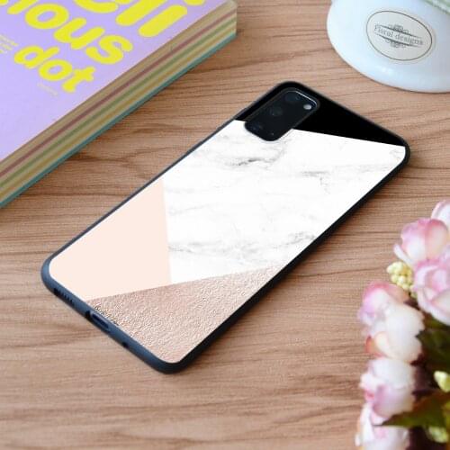 For Samsung Black White Marbles Print Soft Silicone Matt Case TPU Cover Galaxy S Note M and Galaxy A