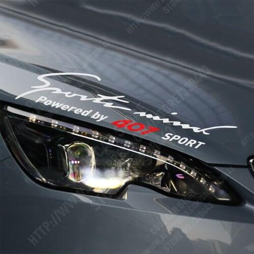 Customization Sports mind Car Covers Car Stickers Decal Car-Styling For peugeot 407 car accessories