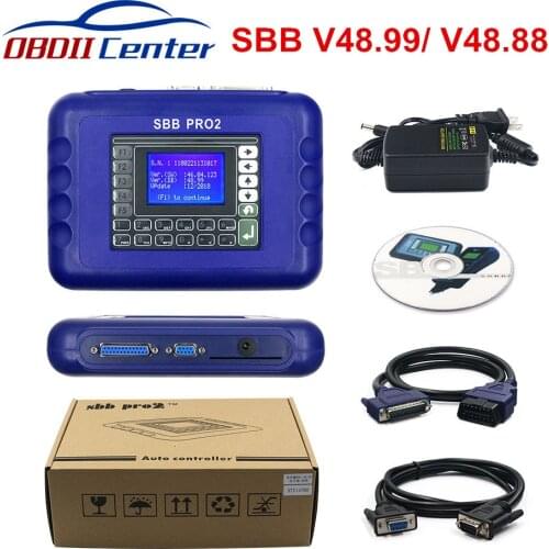 New Sbb V48.88 V48.99 Sbb Pro2 Obdii Key Programmer Auto Key Transponder Sbb Pro 2 48.88 48.99 Update Of 46.02 Pin Code Function
