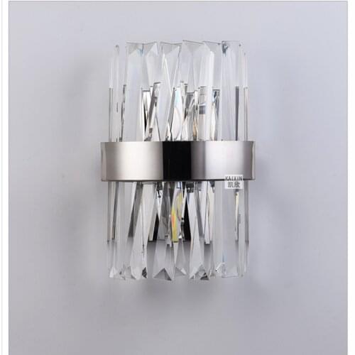 New Modern Crystal Wall Lamp Sconce LED Indoor Light Fixtures For Home Decor Bedroom Bathroom Corridor Mirror
