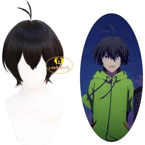 Anime SK8 the Infinity Miya Chinen Cosplay Wig Short Heat-resistant Synthetic Hair Carnival Party Halloween Men Women Wig