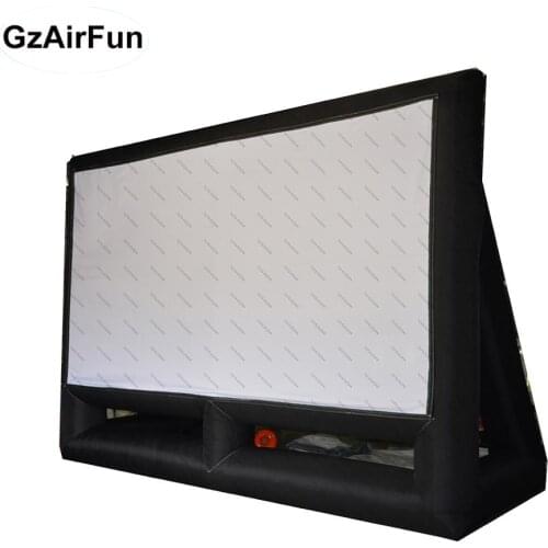 Various sizes 16: 9 inflatable movie screen outdoor cinema projection screen
