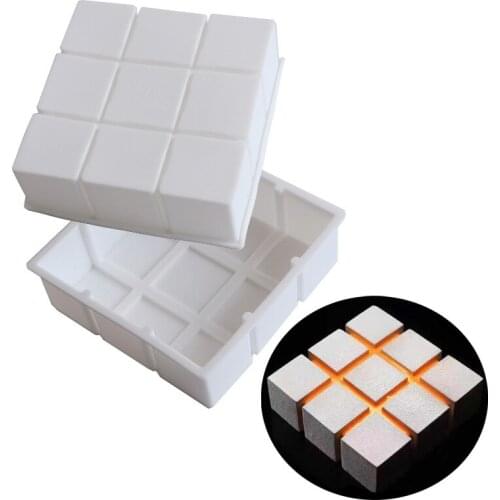 3D silicone mold for chocolate mousse chiffon mold cake dessert muffin baking tool pastry art decoration