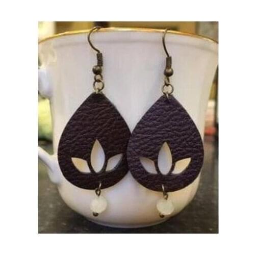 Japan Steel Blade Clover Shape Earrings Die Cut Steel Punch Ornaments Cutting Mold Wood Dies for Leather Cutter for Leathercraft