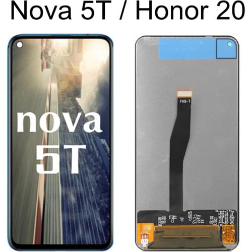 6.62" LCD For Huawei nova 5T YAL-L21/L61/L71/L61D LCD Display Touch Screen Digitizer Sensor Assembly