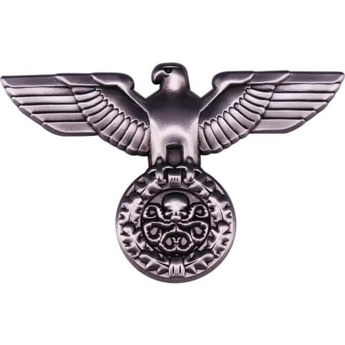 WWII German Eagle Lapel Pin and Mysterious Octopus Badge