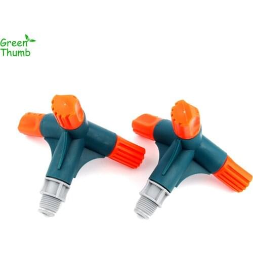 1pc 1/2 Inch Male Thread 360 Degree Automatic Rotating Sprinkler Adjustable Garden Irrigation Rotating Nozzle