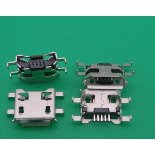 10pcs Micro 5P USB jack socket connector USB charging port For huawei C8500 C8600 C8813 U8818 U8150 T8300