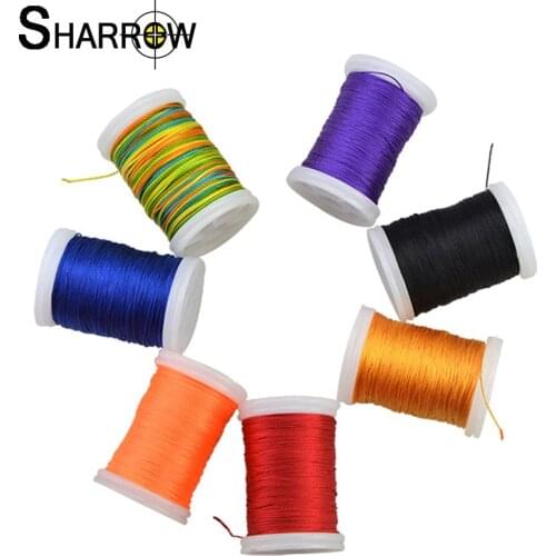 3pcs 120m/Roll Archery Bowstring Serving Thread 0.02" Thickness Line Cord Bow String Protector 400D Nylon Shooting Accessories
