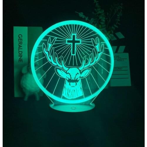 Jaegermeister 3D Night Light LED Neon Sign Home Bluetooth Speaker Bedroom Decor Bedside Table Book Lamp Beer Fans Around Gift