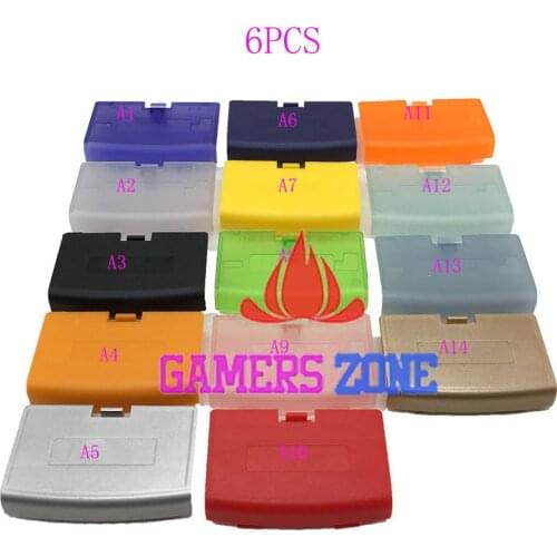 6PCS Replacement Battery Door Cover for Nintendo Gameboy Advance GBA
