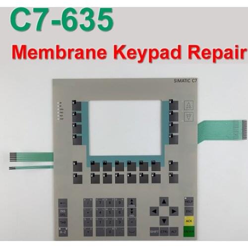 6ES7635-2EC00-0AE3 6ES7 635-2EC00-0AE3 Membrane Keypad For SIMATIC C7-635 Repair, HAVE IN STOCK