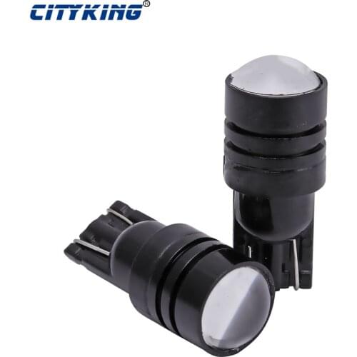 2pcs/lot High quality Car led T10 2smd 5630 5730 Lens w5w 168 194 Turn Signal W5W 168 Wedge Door Instrument Side Bulb Lamp