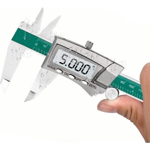 Digital Vernier Caliper 0-150mm Scale 0.01mm Accuracy mm/inch/fraction Display