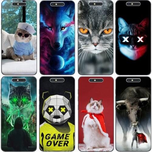 For ZTE Blade V8 MINI Case Rose Wolf Cute Patterned Cover Soft Silicon Phone Case for ZTE Blade V8 Top Quality