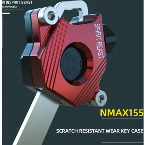 SPIRIT BEAST NMAX 155 Key Aluminum Alloy Shell Decorative Motorcycle Modification Accessories Creative Lock Cover