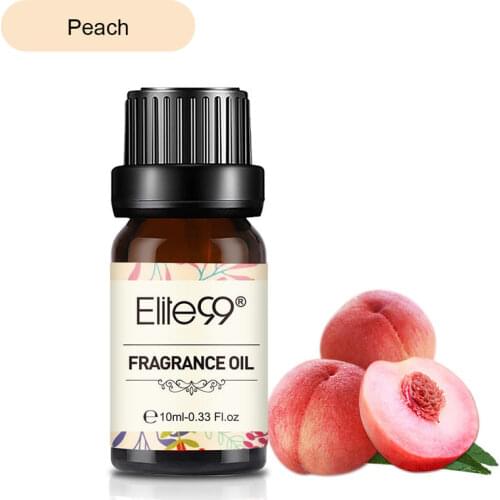 Elite99 10ml Fruit Plant Essential Oils Peach Fragrance Oil For Aromatherapy Diffusers Lemon Lime Pineapple Dewberry Citrus Oil