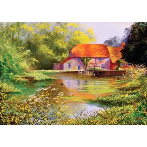 KS Hampshire Millpool 1000 Piece Jigsaw Puzzle