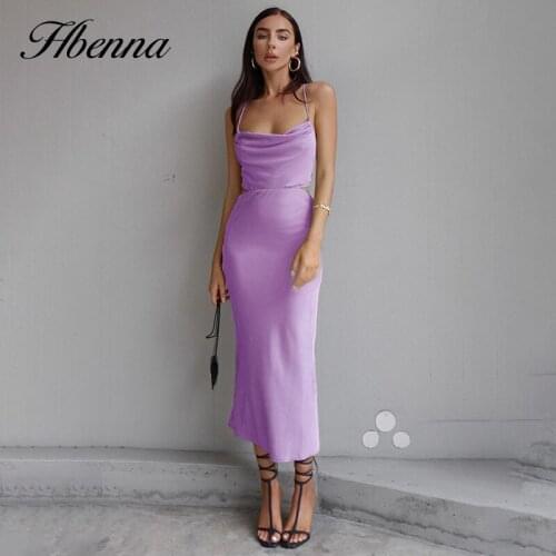 Летние платья миди Hbenna China At AliExpress