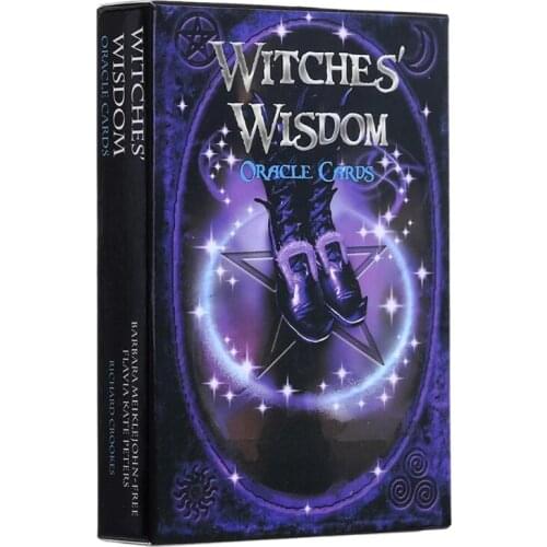 Witches' Wisdom Oracle Cards English Version 48-Card Deck Tarot Party Board Game Divination Fate