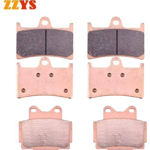 Motorcycle Front Rear Brake Pads Kit For Yamaha TZR250 TZR 250 TZR250R TZR250S FZR400 FZR400RR FZR 400 FZS600 FZS 600 Fazer 600