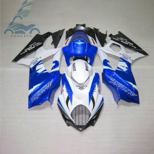 Custom Fairing kits for SUZUKI K7 GSX R1000 2007 2008 motorcycle sport racing fairings kit GSXR1000 07 08 blue corona body kit