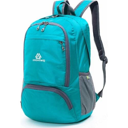 Lightweight Foldable Waterproof Nylon Women Men Skin Pack Backpack 20L Travel Outdoor Sports Camping Hiking Bag Rucksack