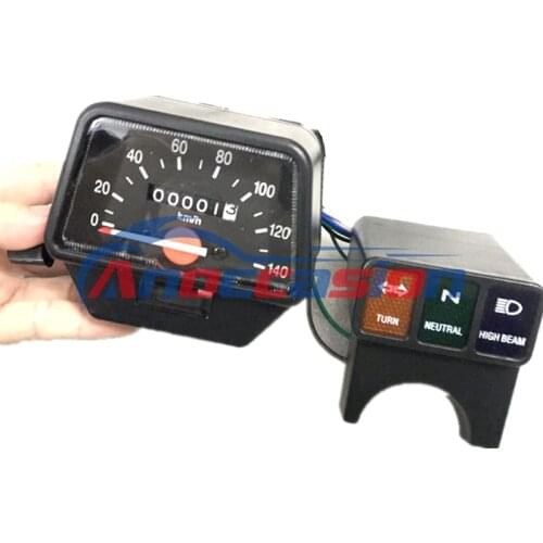 Motorcycle Instrument Gauges Speedometer Tachometer Odometer Cluster Assembly for Yamaha XT225 XT 225