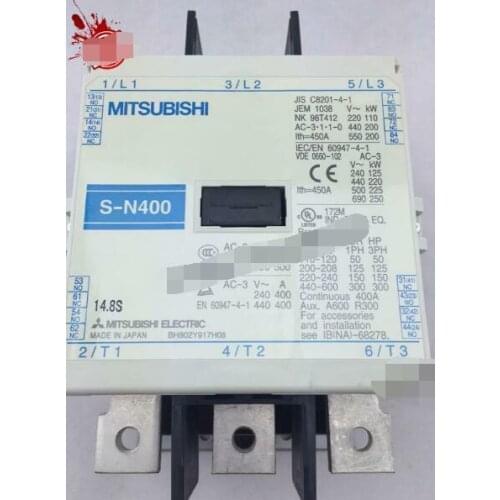 NEW Mitsubishi S-N400 AC220V AC contactor free shipping